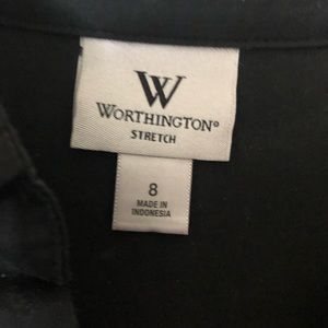 Long sleeve black dress shirt